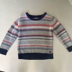 Janie and Jack striped knit sweater  size 3